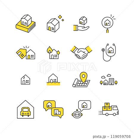 不動産アイコンセット 119059708