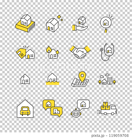 房地產圖標集 119059708