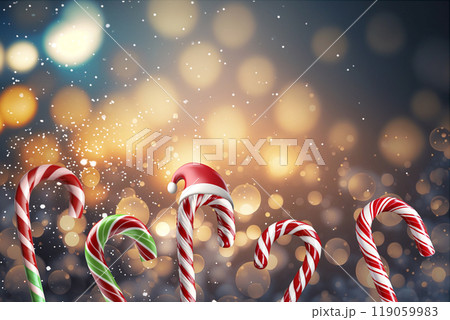 Christmas candy cane 119059983