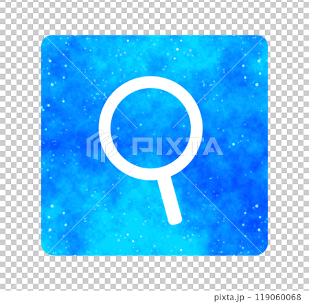 Blue starry sky | Search icon 119060068