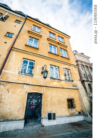 colorful houses in Warsaw 119060368