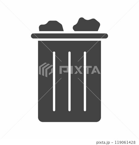 Trash icon vector image. 119061428