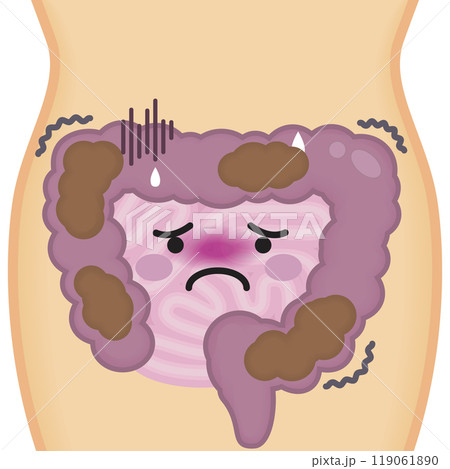 不健康な腸 119061890