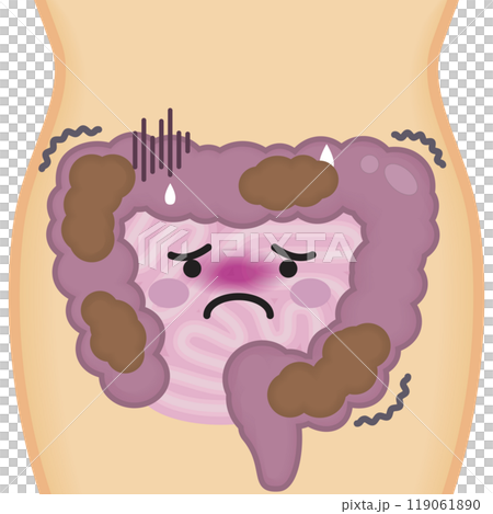 Unhealthy intestines Unhealthy intestines 119061890