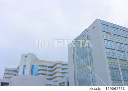 福井県福井市、福井県済生会病院の風景 福井県福井市、福井県済生会病院の風景 119062788