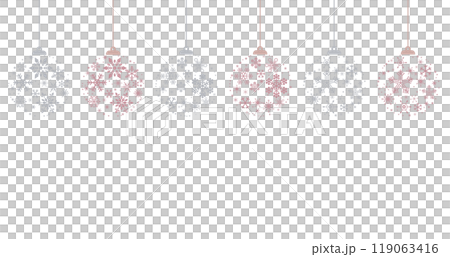 雪花聖誕球 119063416