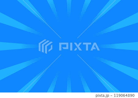青色の放射背景イラスト 青色の放射背景イラスト 119064890