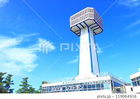 福井県坂井市、東尋坊タワーの風景 福井県坂井市、東尋坊タワーの風景 119064916