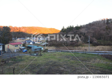 JR東日本水郡線の、小塩江駅から郡山駅までの車窓風景(2022年12月) JR東日本水郡線の、小塩江駅から郡山駅までの車窓風景(2022年12月) 119065071