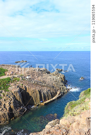 福井県坂井市、東尋坊の風景 福井県坂井市、東尋坊の風景 119065594