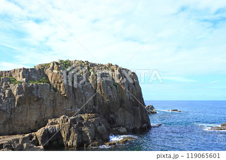 福井県坂井市、東尋坊の風景 福井県坂井市、東尋坊の風景 119065601