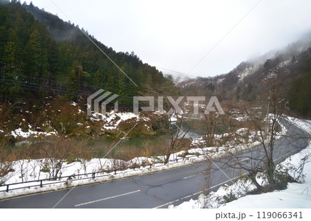 JR東日本磐越西線の野沢駅から津川駅までの早朝風景(2022年12月) JR東日本磐越西線の野沢駅から津川駅までの早朝風景(2022年12月) 119066341