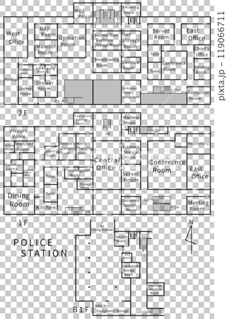 警察局平面圖 119066711
