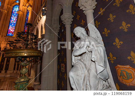 basilica of our lady de la delivrande, normandy, France 119068159