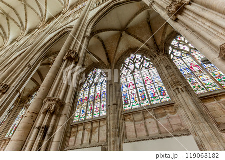 Cathedral Saint Ouen of Rouen, France, interiors 119068182