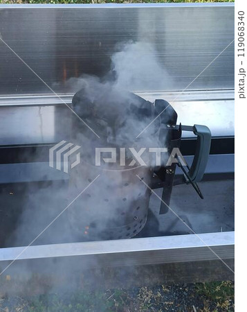 The Smoky Grill Incident that involved equipment malfunction during outdoor barbecue cooking 119068340