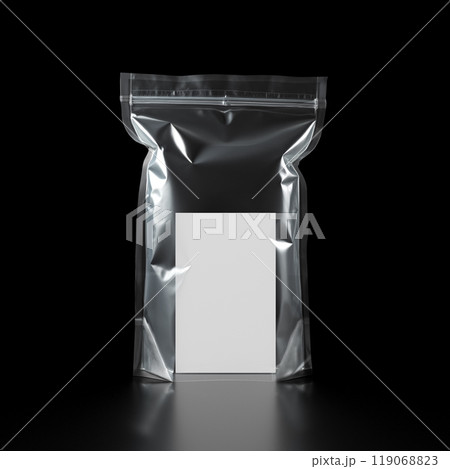 Transparent plastic packaging bag, 119068823