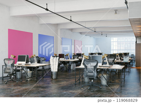Open industrial office space 119068829