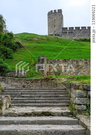 Remains of Historic Belgrade Fortress in Kalemegdan park in Belgrade, capital of Serbia Remains of Historic Belgrade Fortress in Kalemegdan park in Belgrade, capital of Serbia 119069221