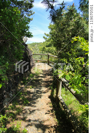 鳥取県岩美町　千貫松島への道 119070501