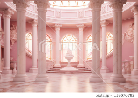 Palace interior background columns hall 119070792
