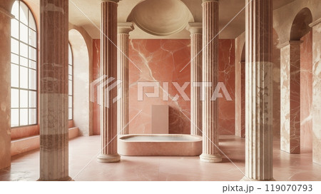 Palace interior background columns hall 119070793