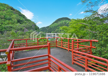 【佐久奈度神社からの風景】 滋賀県大津市大石中 【佐久奈度神社からの風景】 滋賀県大津市大石中 119071886