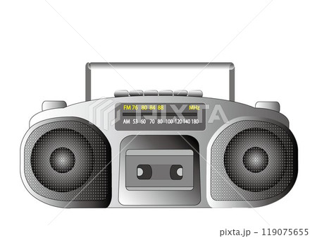 レトロなラジオカセット 119075655