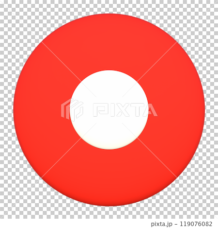 動画・音楽再生ボタン(録画)のアイコンイラストセット 119076082