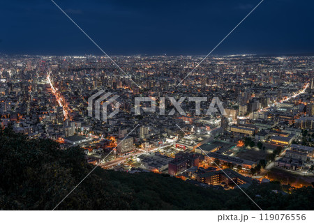 北海道 札幌 円山 登山 ハイキング 都市景観 夜景 北海道 札幌 円山 登山 ハイキング 都市景観 夜景 119076556