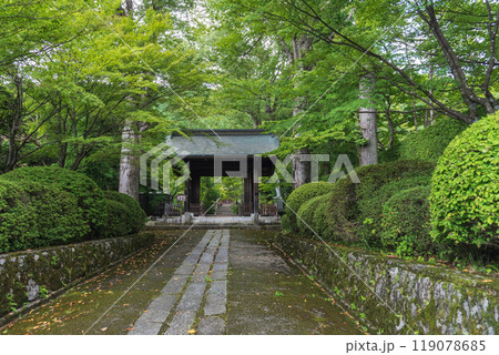長野県 萬松山興禅寺の勅使門【中山道福島宿】木曽義仲の墓がある 長野県 萬松山興禅寺の勅使門【中山道福島宿】木曽義仲の墓がある 119078685