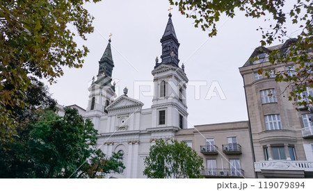 Europe Hungary Budapest. Our Lady of the Assumption Hungarian Orthodox Cathedral. Europe Hungary Budapest. Our Lady of the Assumption Hungarian Orthodox Cathedral. 119079894