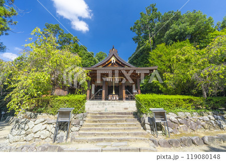 飛鳥坐神社　拝殿・本殿 119080148