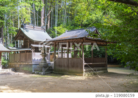 飛鳥坐神社　八幡神社　拝殿・本殿 119080159