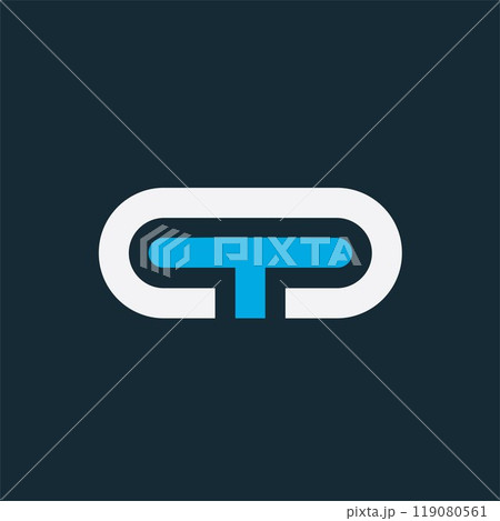 GDT  letter logo icon vector concept design 119080561