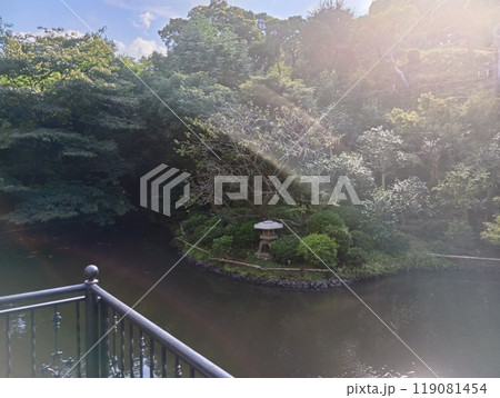 ホテル椿山荘東京の池と木々 ホテル椿山荘東京の池と木々 119081454