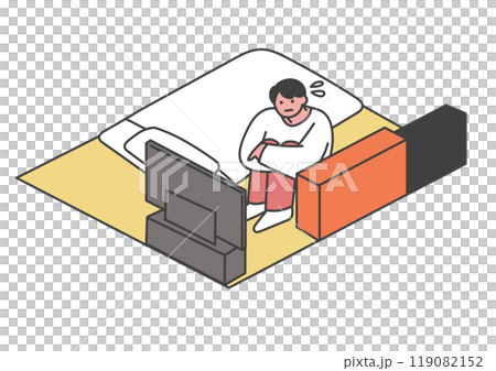 一個人住在狹小的房子裡 119082152