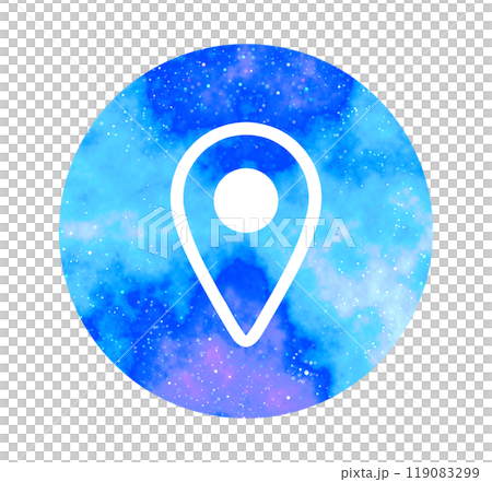 マーブルな星空｜マップアイコン 119083299