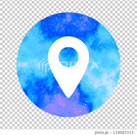 Marble starry sky | Map icon 119083313