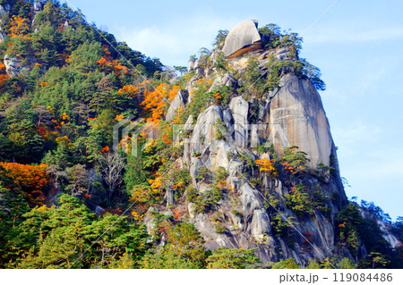 紅葉の昇仙峡 119084486