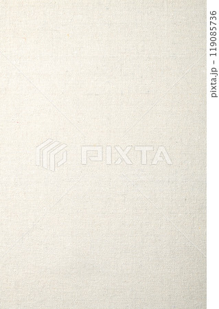 ナチュラルなリネンの布地の背景テクスチャー 119085736