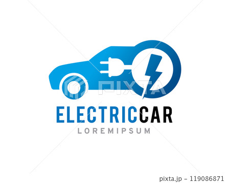 Electric Car logo symbol or icon template 119086871