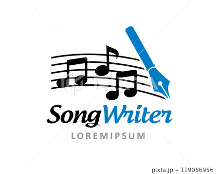 Song Writer logo symbol or icon template Song Writer logo symbol or icon template 119086956