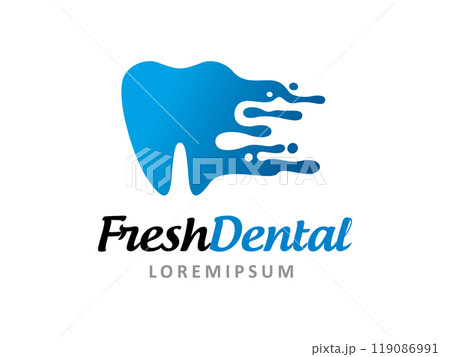 Dental logo symbol or icon template Dental logo symbol or icon template 119086991