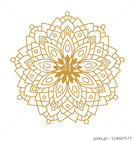 Mandala Design Element Collection Set 119087577