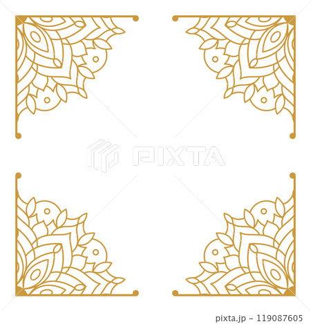Mandala Design Element Collection Set 119087605