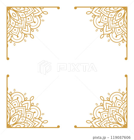 Mandala Design Element Collection Set 119087606