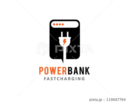 Power bank logo symbol or icon template Power bank logo symbol or icon template 119087764