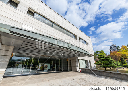 広島県福山市 晴天のふくやま美術館 広島県福山市 晴天のふくやま美術館 119089846