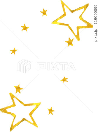 シンプルで可愛い星のイラスト 119090099